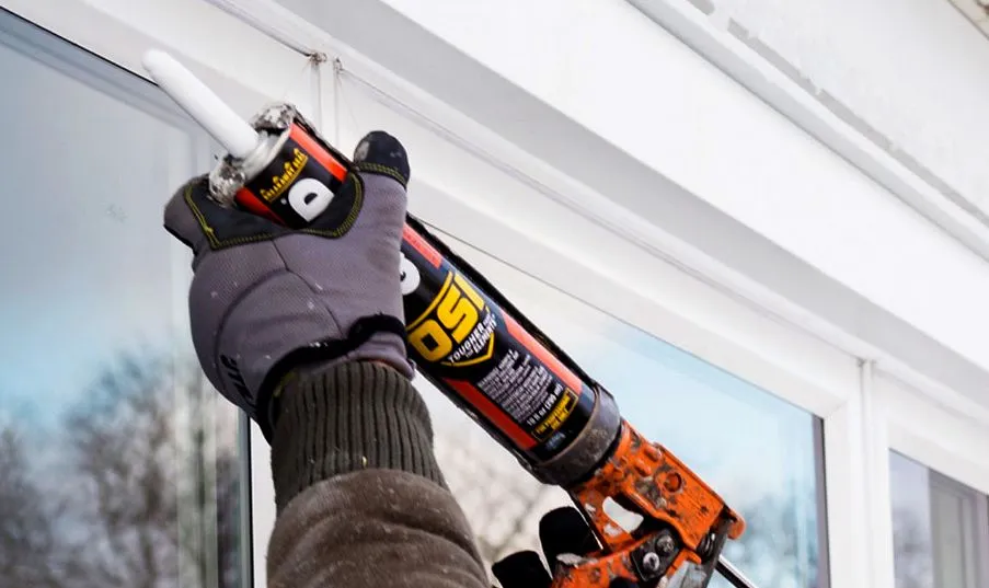 Window caulking and installation detail