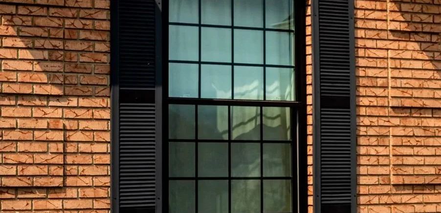 Home exterior detail with windows